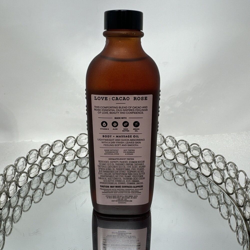 5 Pc Bundle BB&W Aromatherapy Love~Cacao Rose~Body Scrub, Lotion, Cream,Gel, Oil - Picture 13 of 13
